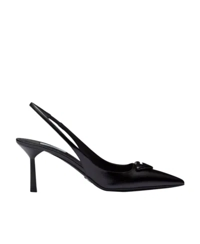 Prada High Heels With Pointed Buckles