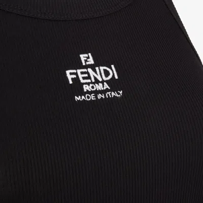 Fendi Day Evening Dress In Black