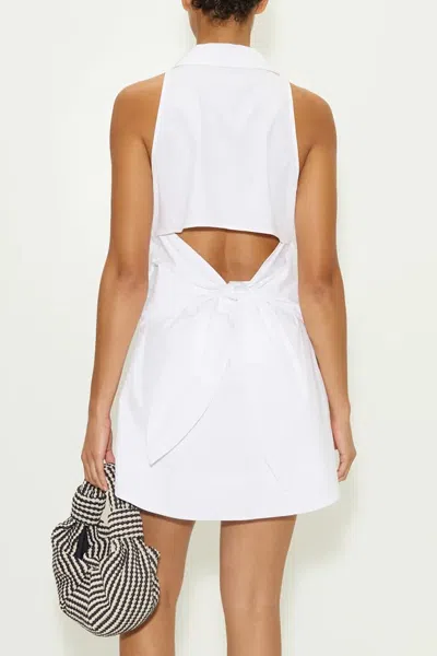 Simon Miller Loch Sleeveless Mini Dress In Macadamia
