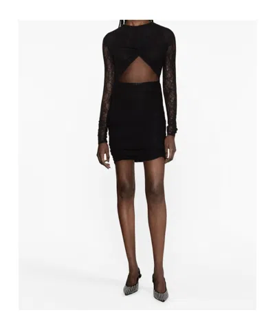Philosophy Di Lorenzo Serafini Chantilly-lace Ruched Minidress