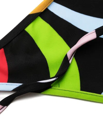 Pucci Wave-print Tied Bikini Bottoms
