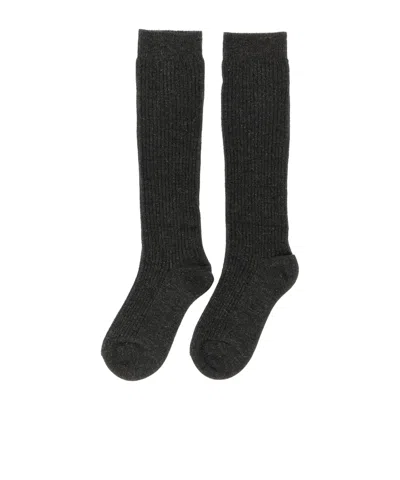Brunello Cucinelli Button-detail Knitted Socks
