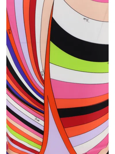 Emilio Pucci Wave-print Cropped Top