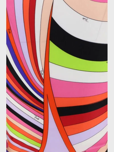 Emilio Pucci Wave-print Cropped Top
