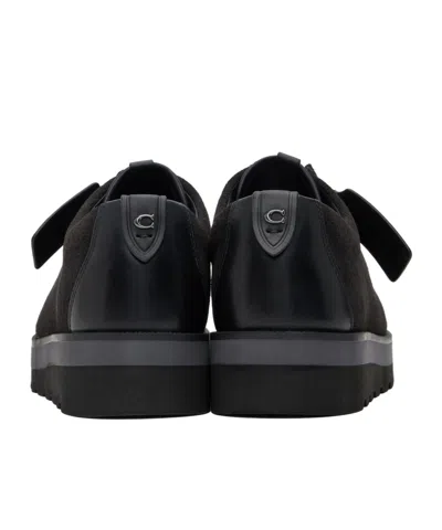 Coach Scott Apron Toe Derby In Black