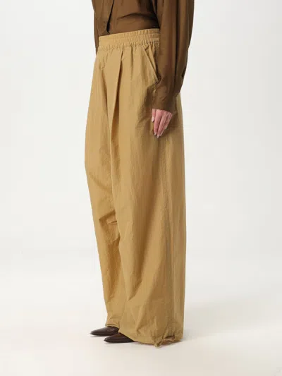 Philosophy Di Lorenzo Serafini Wide Leg Drawstring Pants In Yellow