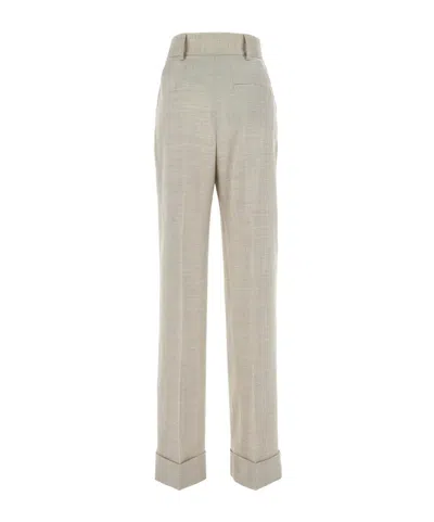 Philosophy Di Lorenzo Serafini Melange Sand Stretch Wool Blend Pant In Gray