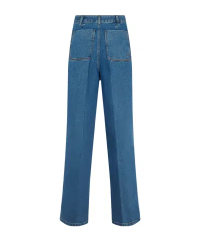 Philosophy Di Lorenzo Serafini High Waist Denim Trousers