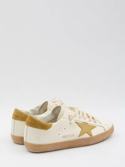 Golden Goose Super Star Sneakers In Orange