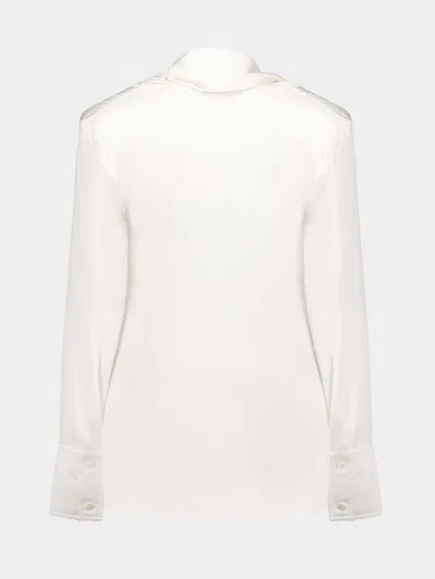 Stella Mccartney Tassel Draped Top In White