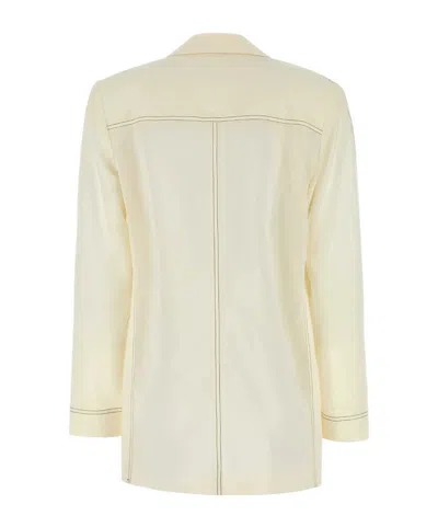 Philosophy Di Lorenzo Serafini Etamine Single Breasted Jacket In Yellow
