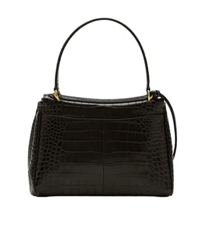 Balenciaga Small Rodeo Bag In Crocodile-effect