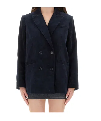 Apc A.p.c. Lucy Double-breasted Corduroy Blazer