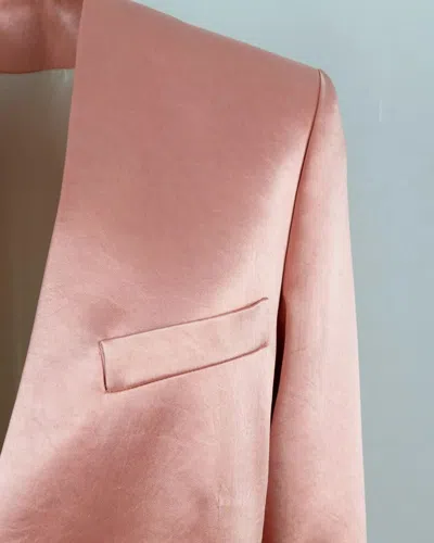 Philosophy Di Lorenzo Serafini Giacca Doppiopetto In Duchesse Rosa