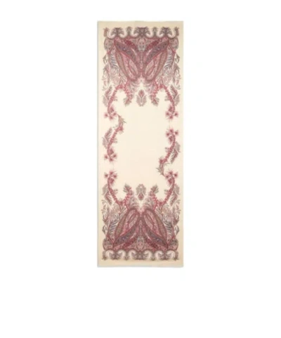 Etro Cashmere-blend Scarf With Placed Print