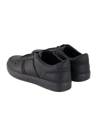 Hogan Leather Sneakers With Flat Sole And Perforated Toe Cap