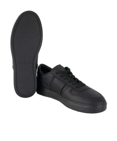 Hogan Leather Sneakers With Flat Sole And Perforated Toe Cap