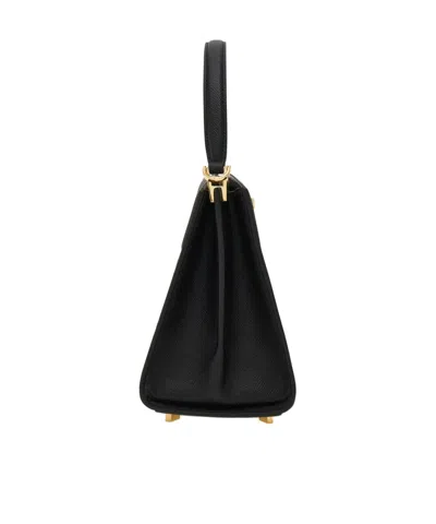 Ferragamo Leather Top Handle Shoulder Bag