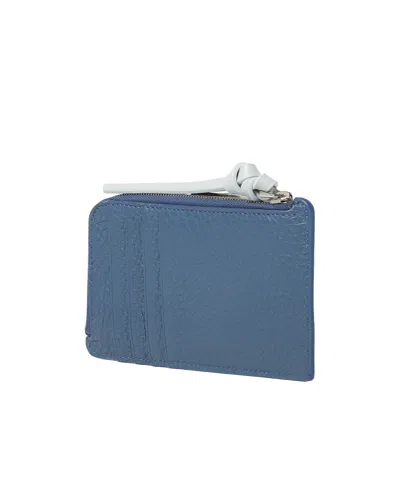 Fendi Blue Selleria Card Holder