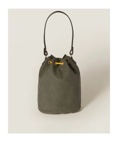 Miu Miu Drawstring Handbag