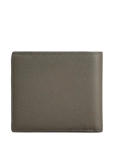 Tod's Textured Finish Modern Design Wallet In Gray