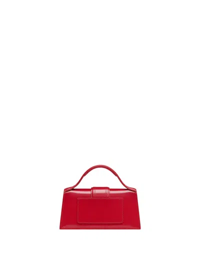 Jacquemus Le Bambino Red Handbag With Removable Shoulder Strap In Leather Woman