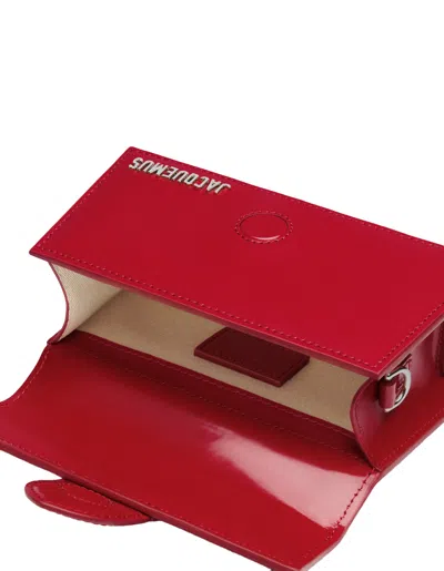 Jacquemus Le Bambino Red Handbag With Removable Shoulder Strap In Leather Woman