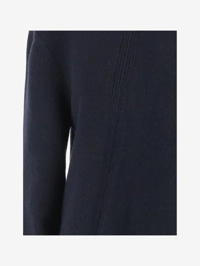 Jil Sander Asymmetrical Wool-blend Sweater