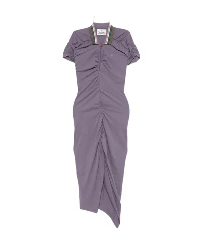 Vivienne Westwood Pulling Dress Organic Cotton Cadet Xs Women