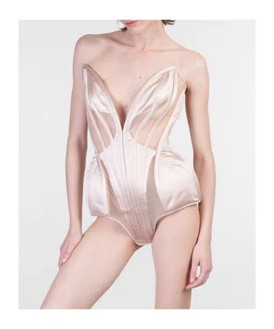 Mugler Sleeveless Jumpsuit In Multi