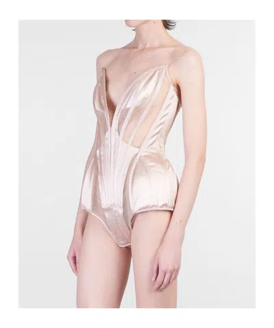 Mugler Sleeveless Jumpsuit In Multi