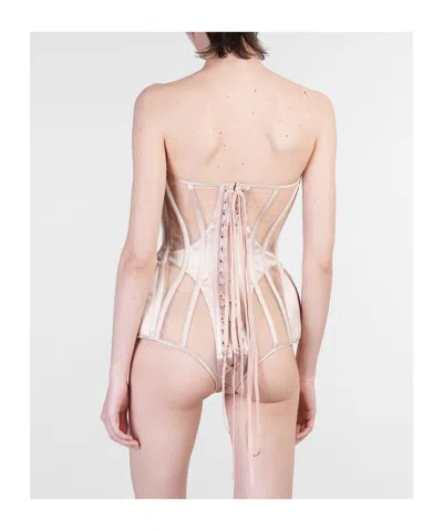 Mugler Sleeveless Jumpsuit In Multi