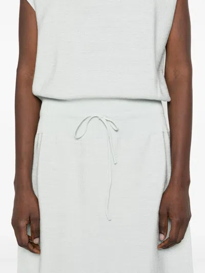 Fabiana Filippi Lurex Midi Dress In White