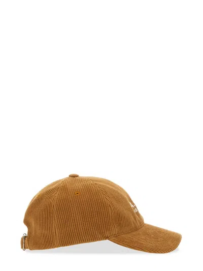Apc A.p.c. Logo Printed Corduroy Cap
