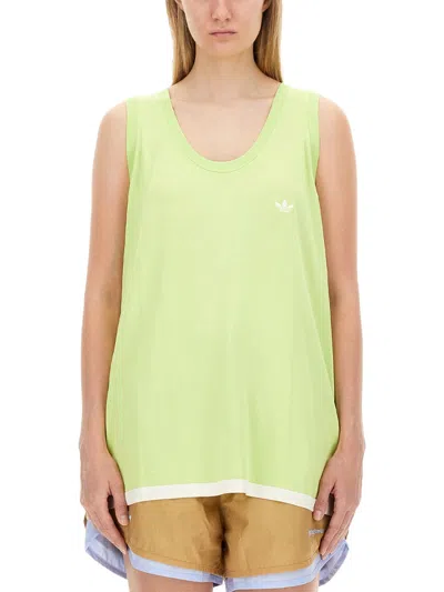 Adidas Originals X Wales Bonner Tank Top In Green