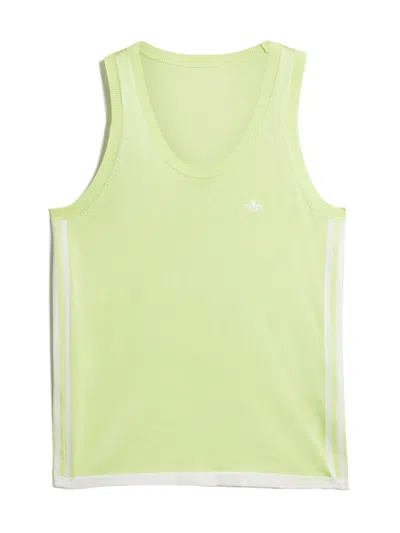 Adidas Originals X Wales Bonner Tank Top In Green