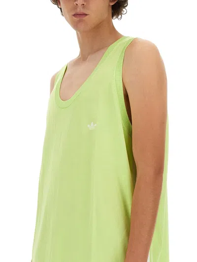 Adidas Originals X Wales Bonner Tank Top In Green