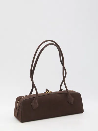 Alaïa Alaia Women Teckel Medium Suede Shoulder Bag