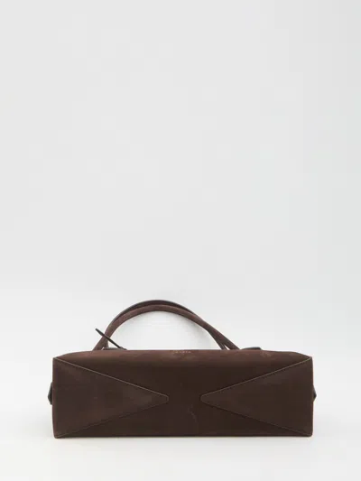 Alaïa Alaia Women Teckel Medium Suede Shoulder Bag