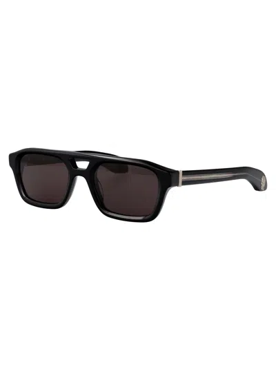 Alexander Mcqueen Alexander Mc Queen Aviator Sunglasses Am0505 S 001 In Black