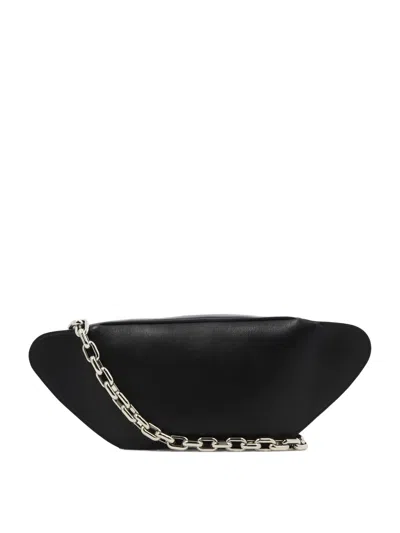 Alexander Mcqueen Leather Black Belt Bag