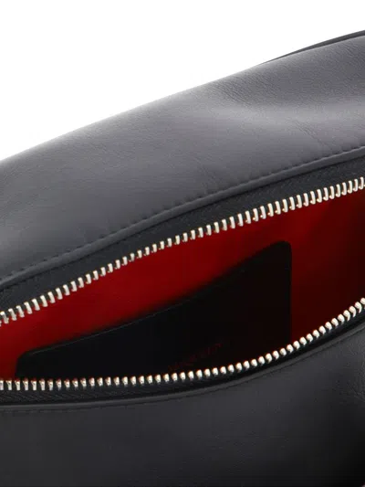 Alexander Mcqueen Leather Black Belt Bag