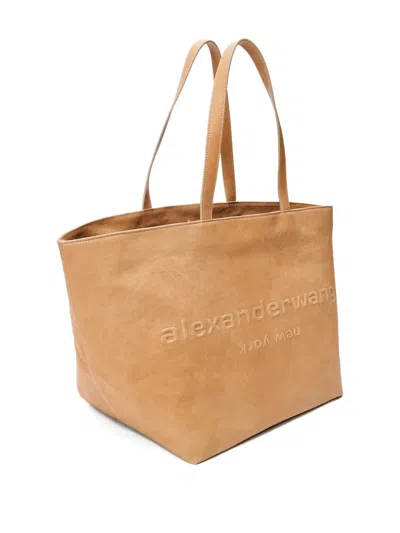 Alexander Wang Beige Leather Punch Tote