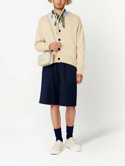 Ami Alexandre Mattiussi Ami Paris Bermuda With Elastic In Blue