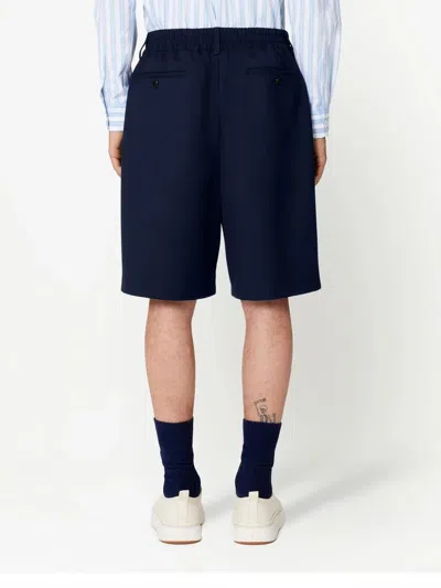 Ami Alexandre Mattiussi Ami Paris Bermuda With Elastic In Blue