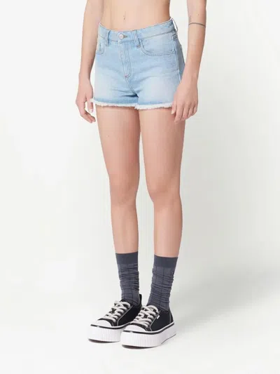 Ami Alexandre Mattiussi Ami Paris Denim Shorts In Blue