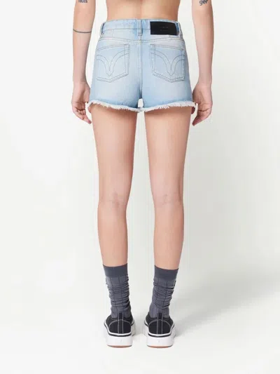 Ami Alexandre Mattiussi Ami Paris Denim Shorts In Blue
