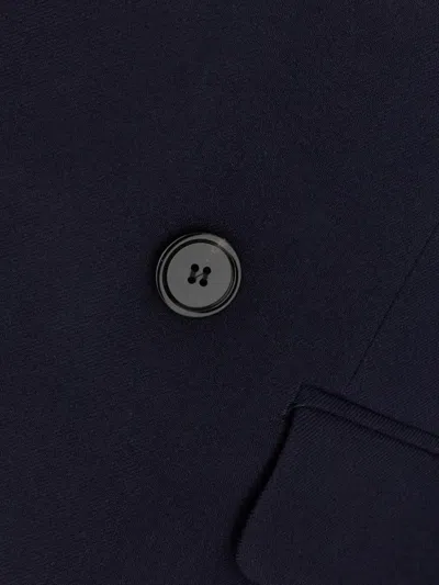 Ami Alexandre Mattiussi Ami Alexandre Matiussi Wool Serge Double Breasted Blazer In Blue