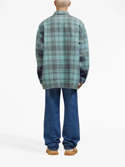 Ami Alexandre Mattiussi Ami Paris Shirt Jacket In Blue