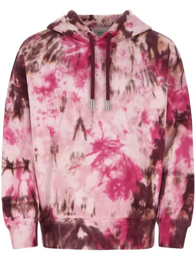 Ami Alexandre Mattiussi Ami Paris Tiedye Pattern Sweatshirt
